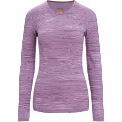 Icebreaker Women's 200 Oasis Ski Tracks Long Sleeve
