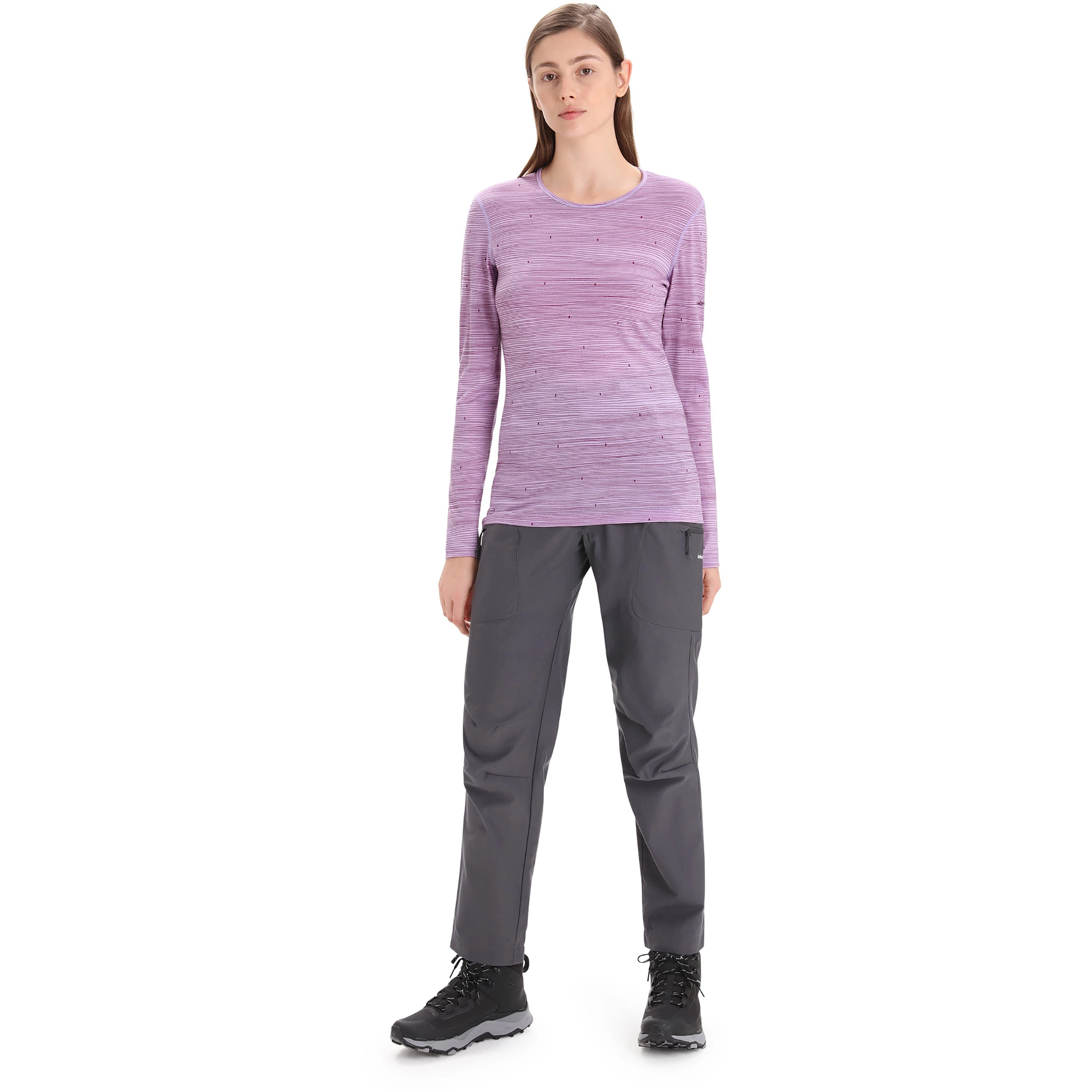 Icebreaker Women's 200 Oasis Ski Tracks Long Sleeve - Bilde 7