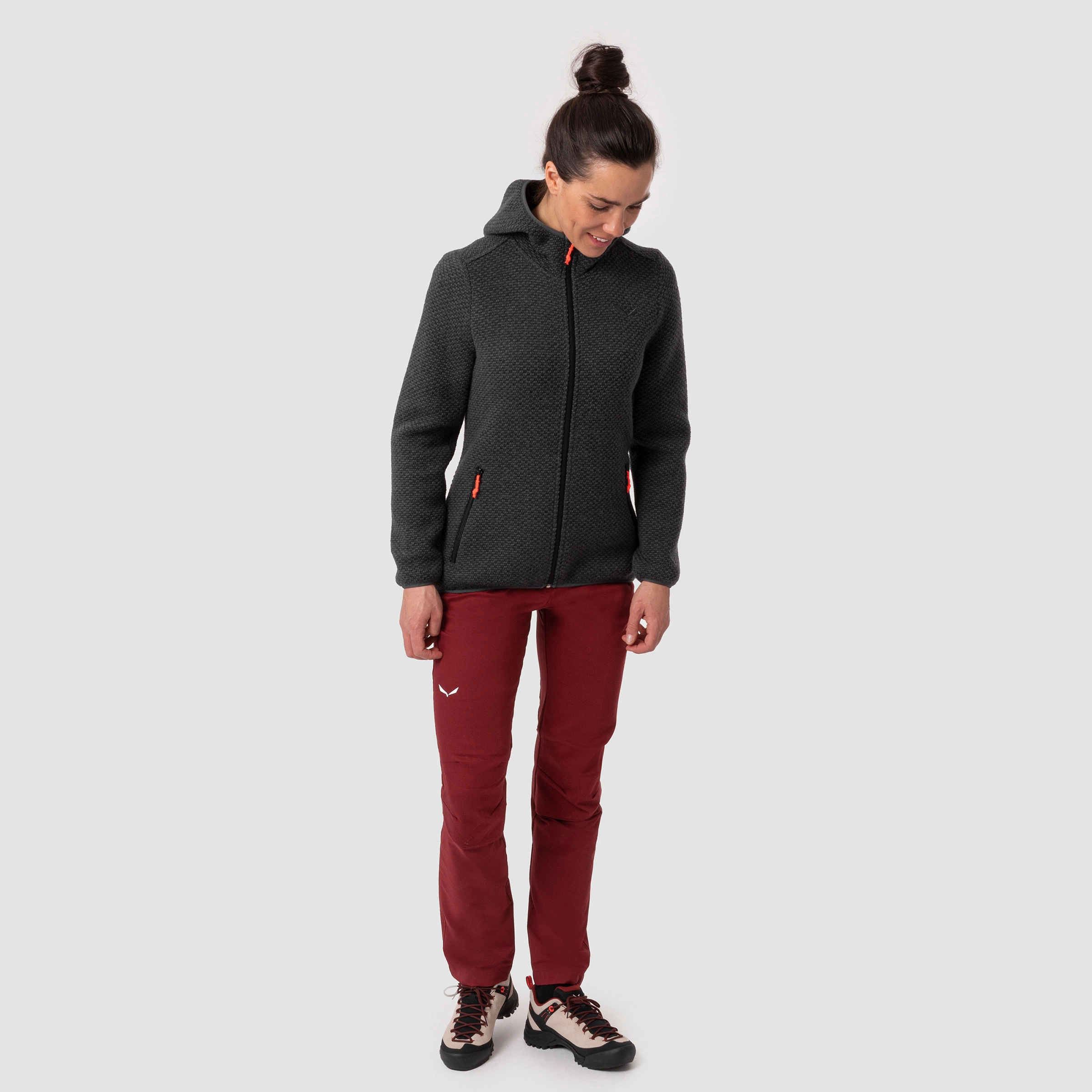 SALEWA Women's Woolen 2L Hooded Jacket - Bilde 3