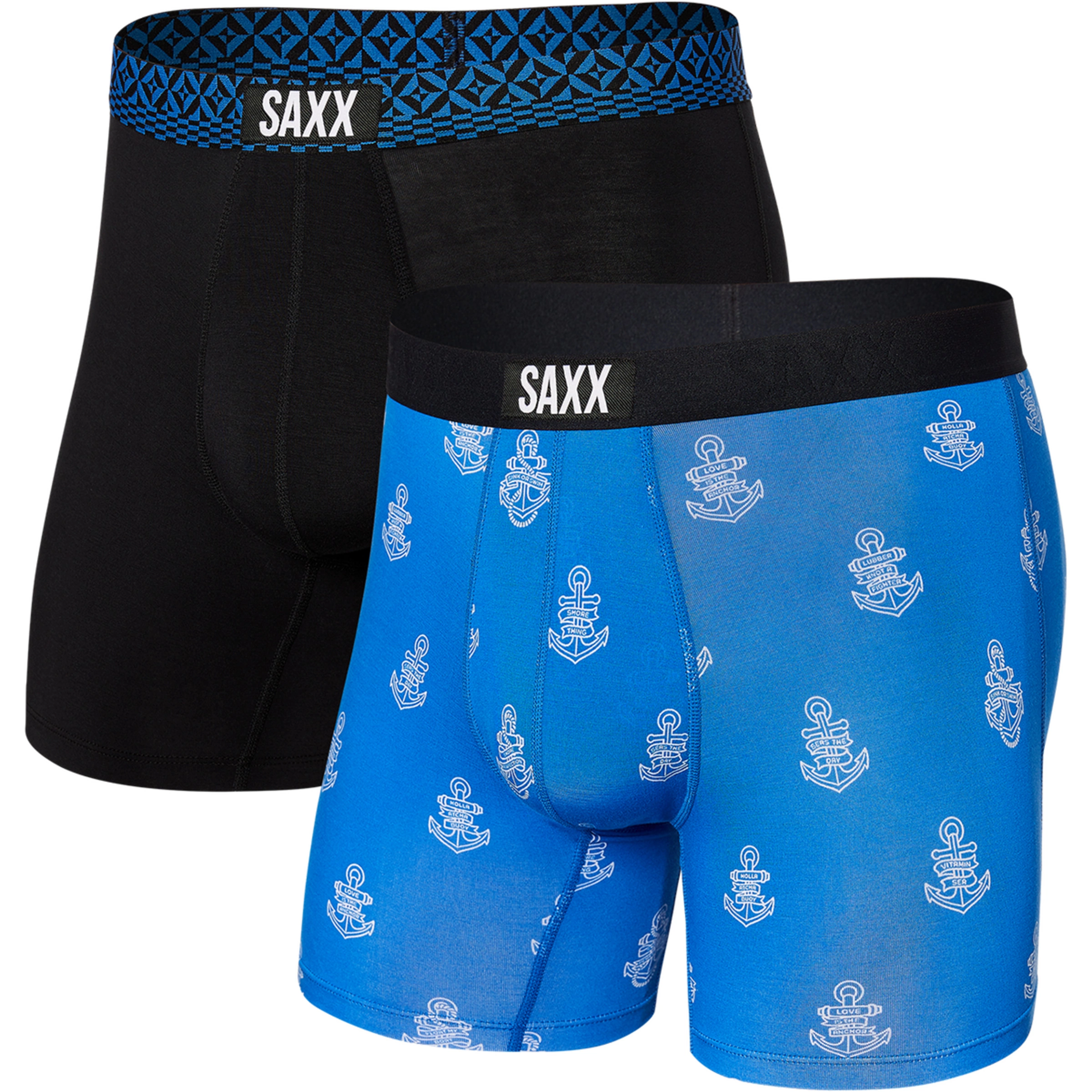 SAXX UNDERWEAR Men's Vibe Boxers 2 Pack