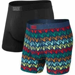 SAXX UNDERWEAR Men's Ultra Boxer Brief Fly 2pk Boxer