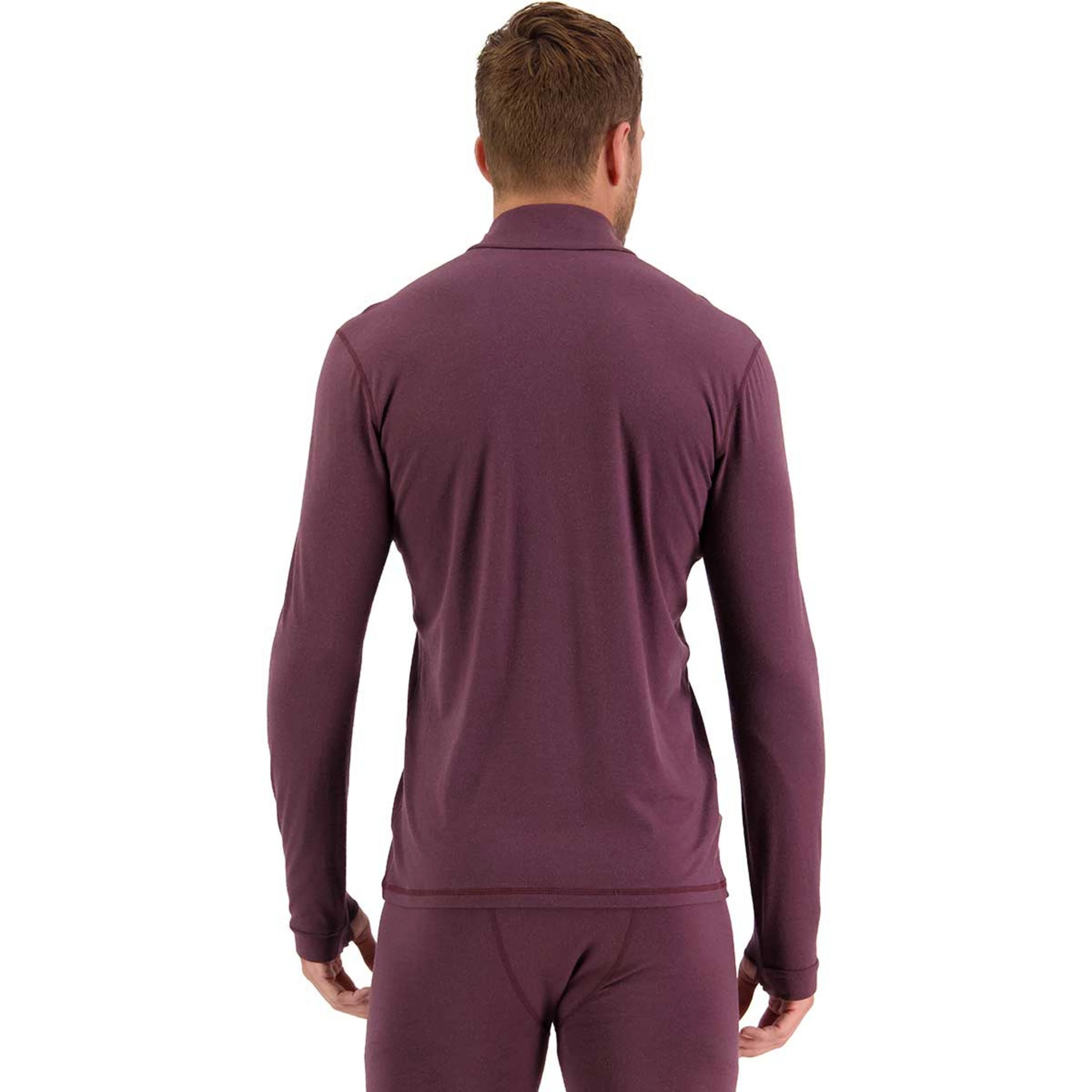 Mons Royale Men's Cascade Flex 200 1/4 Zip Long Sleeve - Bilde 3