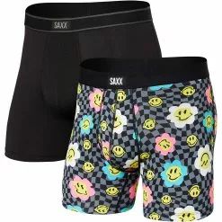 SAXX UNDERWEAR Men's Daytripper Bb Fly 2 Pack Boxers