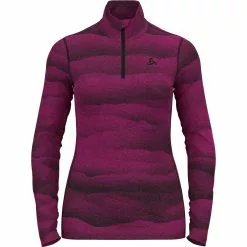 Odlo Women's Whistler Eco Half Zip Long Sleeve