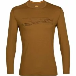 Icebreaker Men's 200 Oasis Ski Stripes Long Sleeve